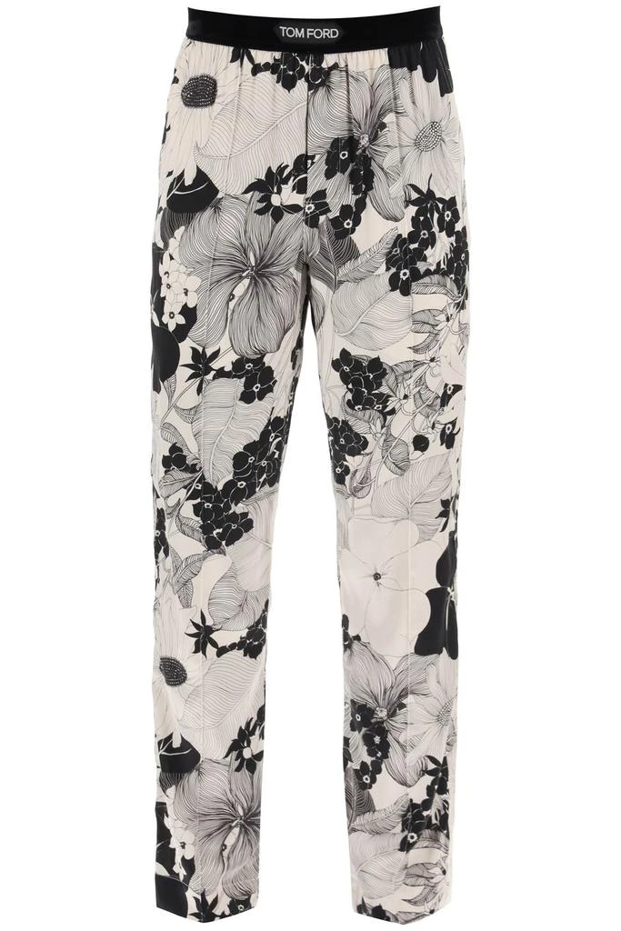 商品Tom Ford|pajama pants in floral silk,价格¥2399,第1张图片