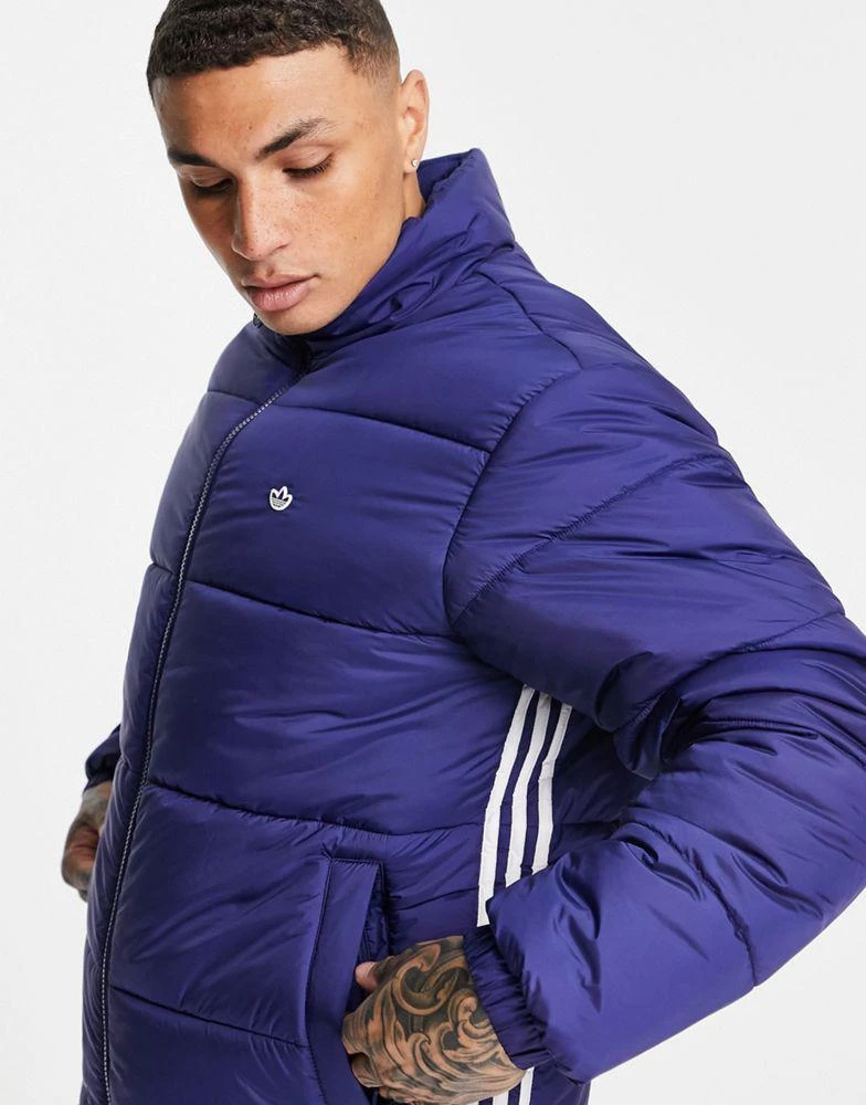 商品Adidas|adidas Originals padded stand jacket in navy,价格¥447,第2张图片详细描述