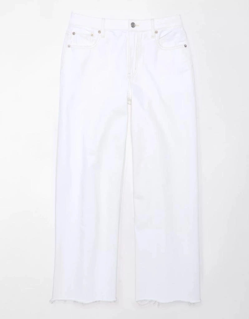 商品AE|AE Strigid Super High-Waisted Baggy Wide-Leg Ankle Jean,价格¥115,第3张图片详细描述