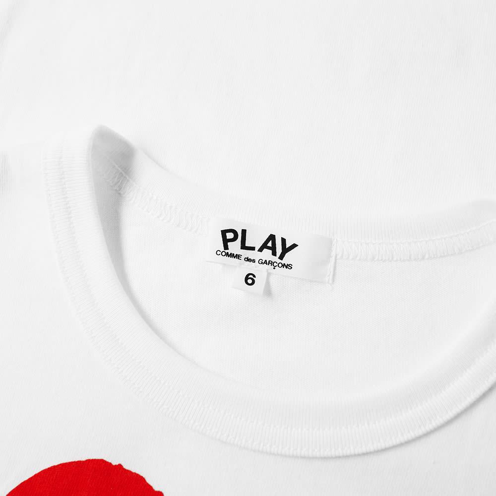 Comme des Garcons Play Kids Red Heart Logo Tee商品第2张图片规格展示