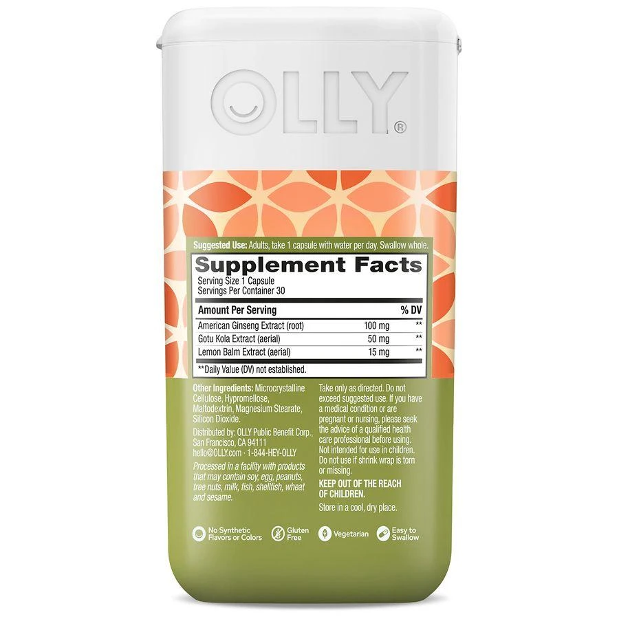 商品OLLY|Plant Powered Focus Adaptogens,价格¥163,第2张图片详细描述