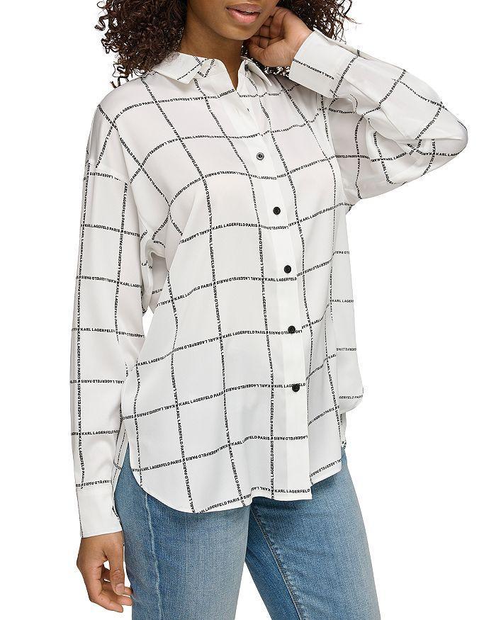 商品Karl Lagerfeld Paris|Long Sleeve Shirt,价格¥522,第4张图片详细描述