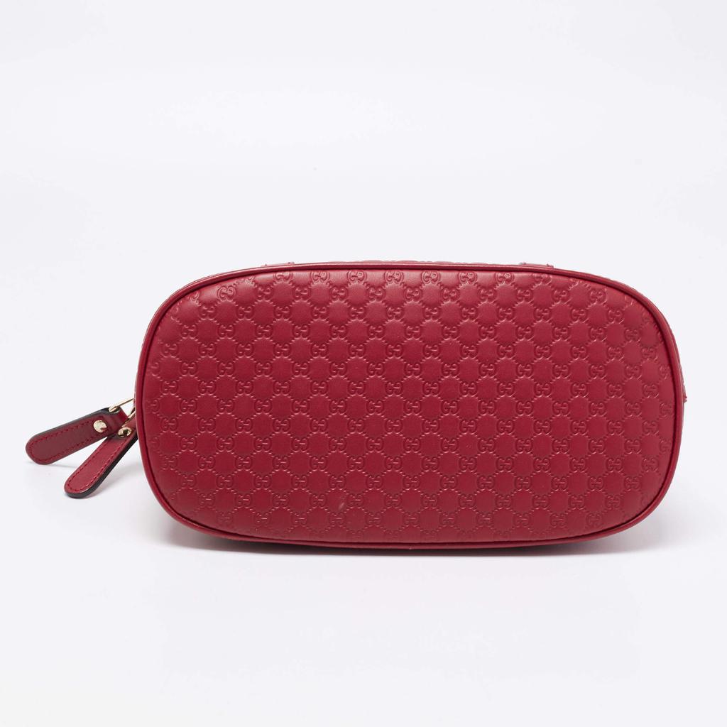 Gucci Red Microguccissima Leather Mini Dome Bag商品第10张图片规格展示