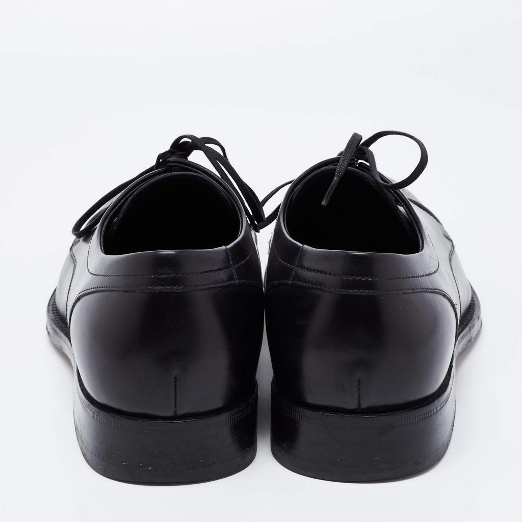 Salvatore Ferragamo Black Leather Oxfords Size 39商品第5张图片规格展示