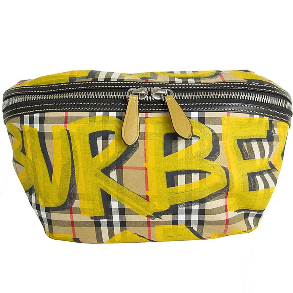 商品[二手商品] Burberry|yellow Nylon Leather Sling Bag (Pre-Owned),价格¥10076,第1张图片