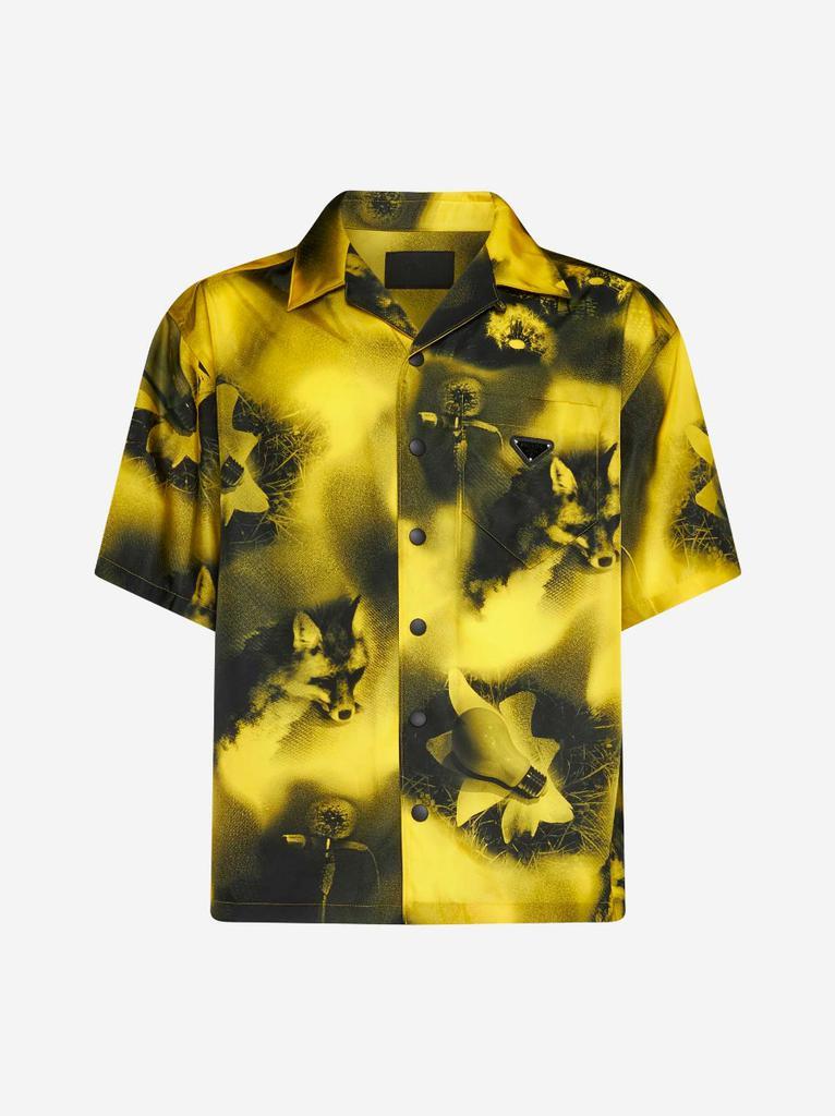 商品Prada|Print Re-Nylon shirt,价格¥10925,第1张图片