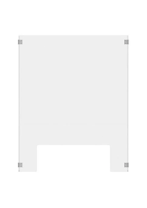商品Luxor|Reclaim Acrylic Counter Sneeze Guard   24 X 30 Freestanding Clear,价格¥244,第2张图片详细描述