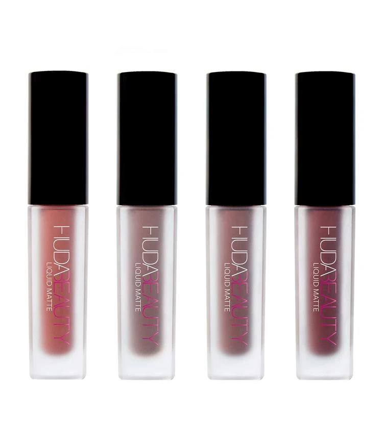 商品Huda Beauty|Liquid Matte Minis - The Brown Edition,价格¥347,第1张图片详细描述