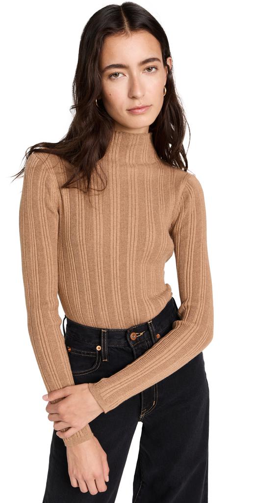 Madewell Leaton Mock Neck Pullover Sweater商品第1张图片规格展示
