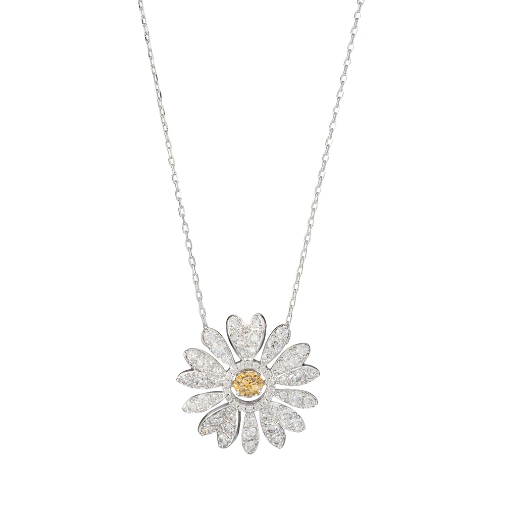 商品Swarovski|Swarovski 施华洛世奇 新款EternalFlower系列雏菊项链 5512660,价格¥540,第1张图片