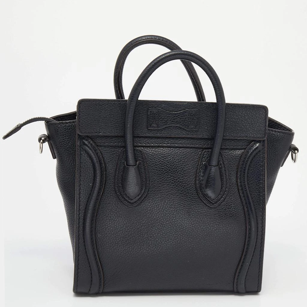 商品[二手商品] Celine|Celine Black Leather Nano Luggage Tote,价格¥6860,第4张图片详细描述