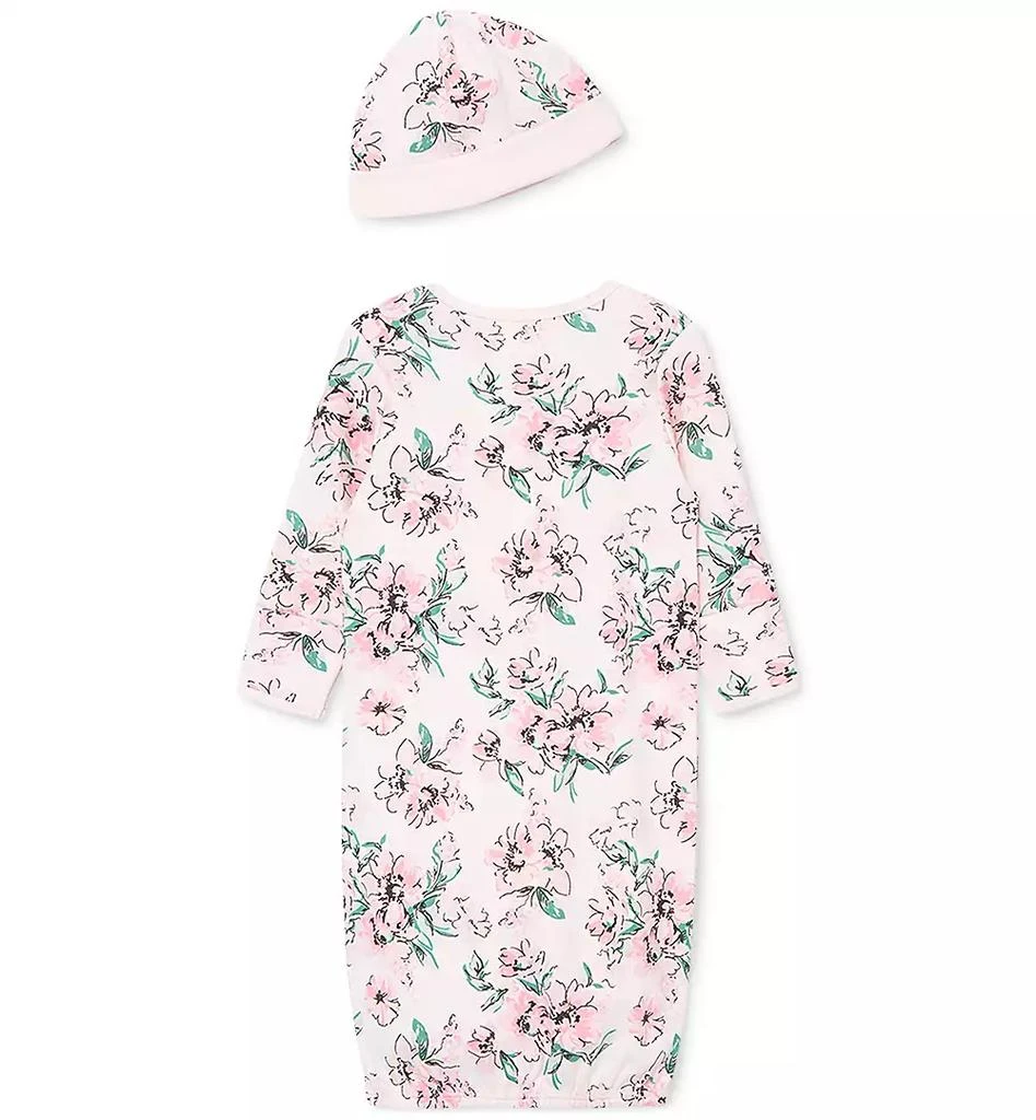 商品Little Me|Baby Girls Sleep Gown and Hat Set, 2 Piece Set,价格¥97,第2张图片详细描述