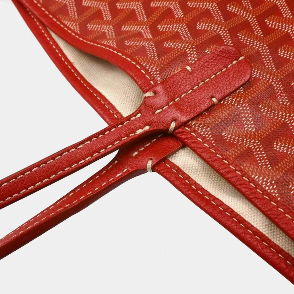 Goyard Red PVC, Leather Saint Louis GM Tote Bag 商品