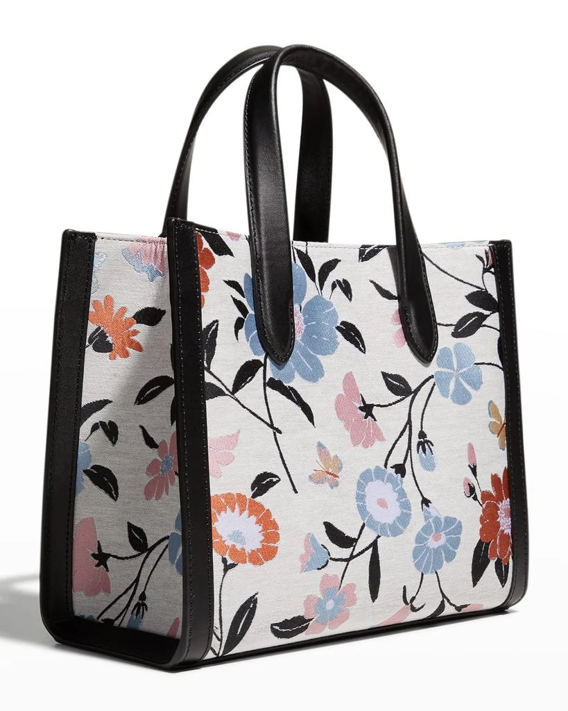 商品Kate Spade|manhattan small floral garden jacquard tote bag,价格¥1069,第4张图片详细描述