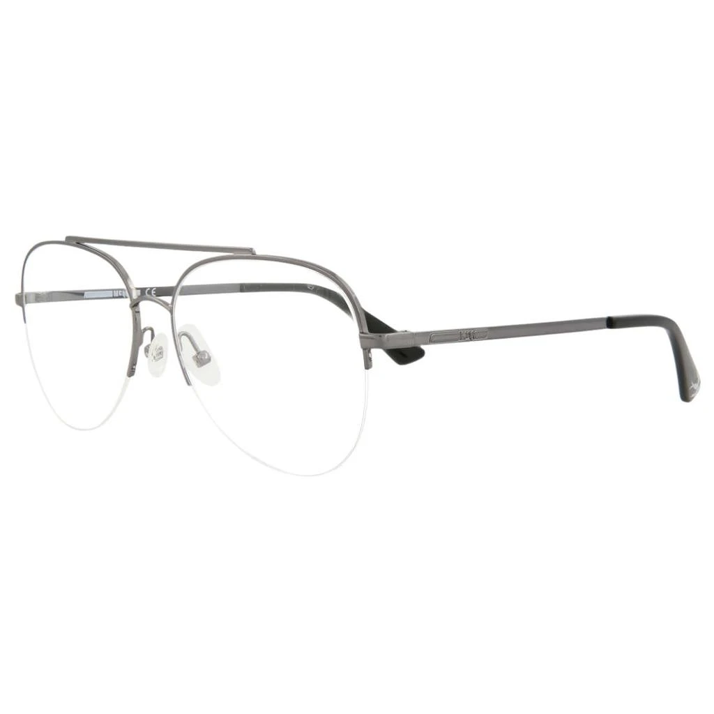 商品Alexander McQueen|Alexander McQueen Unisex Grey Opticals,价格¥226,第1张图片