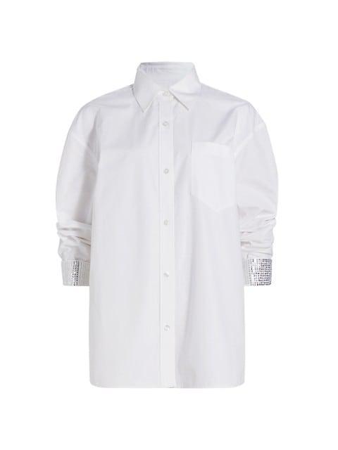商品Alexander Wang|Crystal Cuff Shirt,价格¥4990,第1张图片