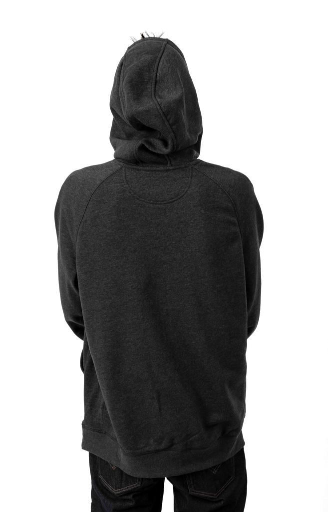 (103873) Force Delmont Signature Graphic Pullover Hoodie - Black Heather商品第3张图片规格展示