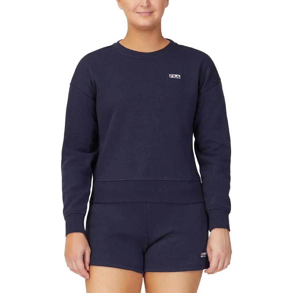 商品Fila|Fila Stina Women's Fleece Lined Crewneck Athletic Pullover Sweatshirt,价格¥70,第3张图片详细描述