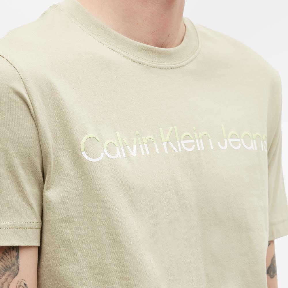 Calvin Klein Mixed Institutional Tee商品第5张图片规格展示