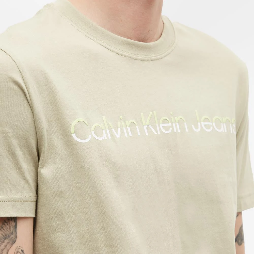 商品Calvin Klein|Calvin Klein Mixed Institutional T-Shirt,价格¥146,第5张图片详细描述