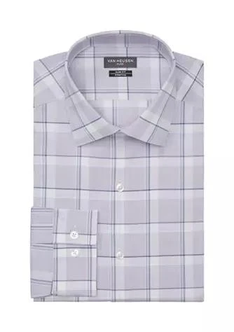 商品Van Heusen|Heusen Mens Flex Wrinkle Free Stretch Collar Dress Shirt,价格¥125,第1张图片