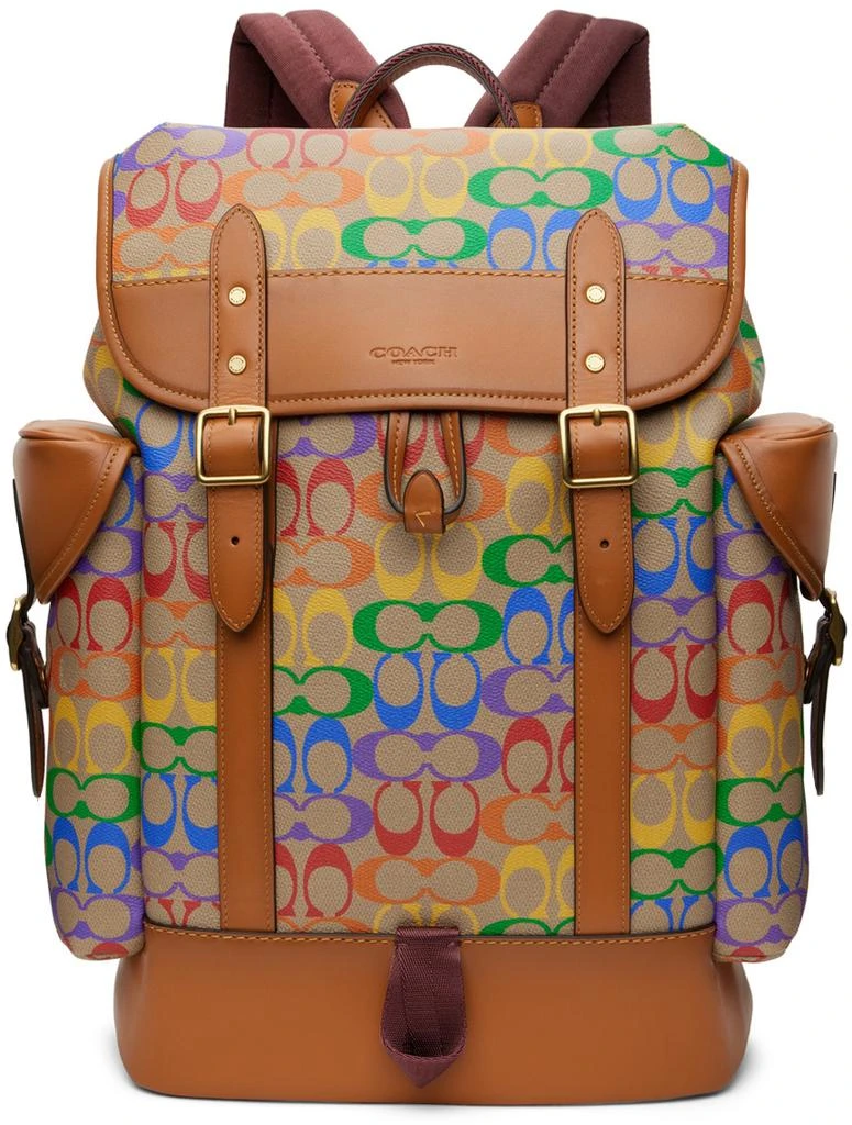 商品Coach|Brown Hitch Backpack,价格¥3661,第1张图片