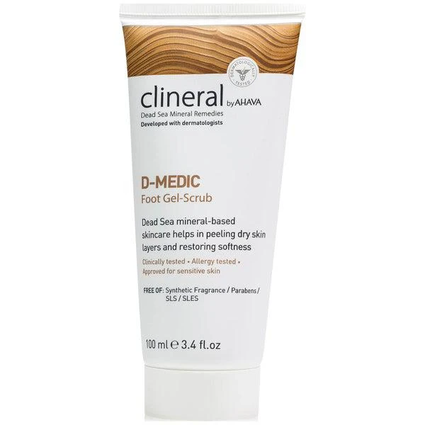 商品CLINERAL by AHAVA|CLINERAL D-MEDIC Foot Gel-Scrub 100ml,价格¥59,第1张图片