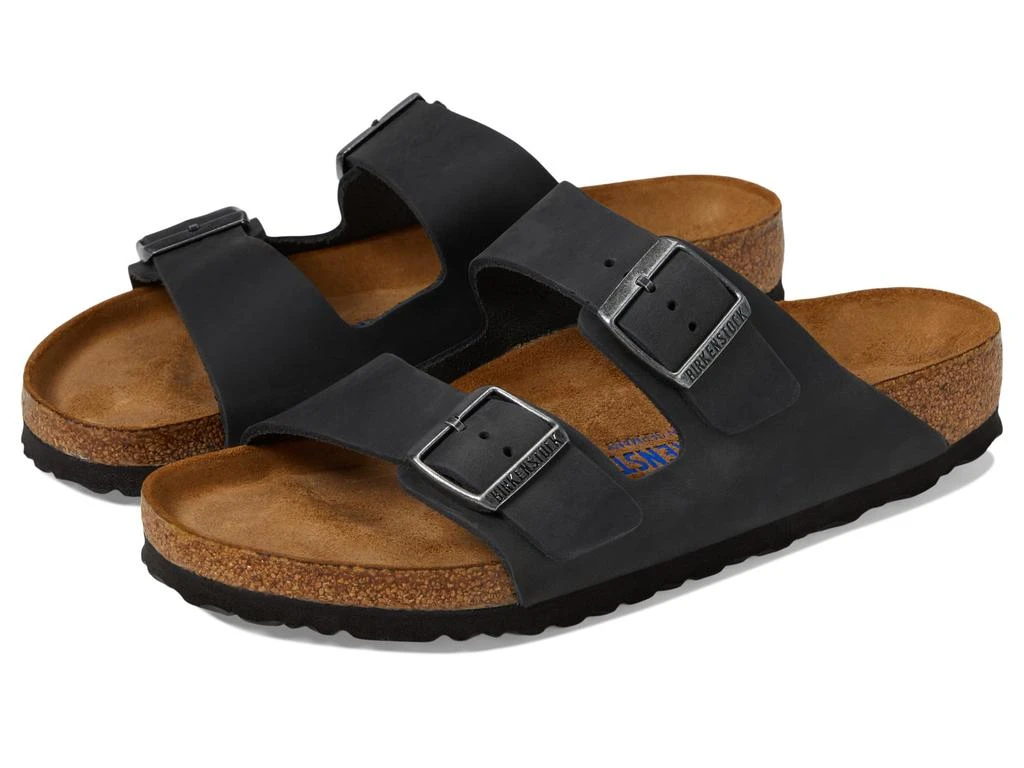 商品Birkenstock|Arizona Soft Footbed - Oiled Leather (Unisex),价格¥1085,第1张图片