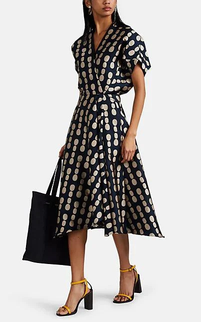 商品Zero|Aki Wave Dot-Jacquard Dress,价格¥3718,第3张图片详细描述