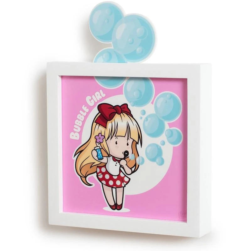 商品Funky Frames|Bubble girl decorative frame in white and black set,价格¥1136,第2张图片详细描述
