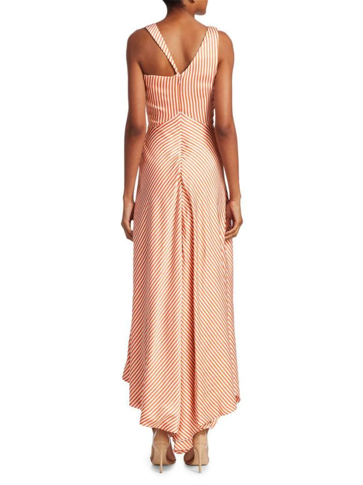 商品Jonathan Simkhai|Stripe Twist Ruffle Dress,价格¥1796,第2张图片详细描述