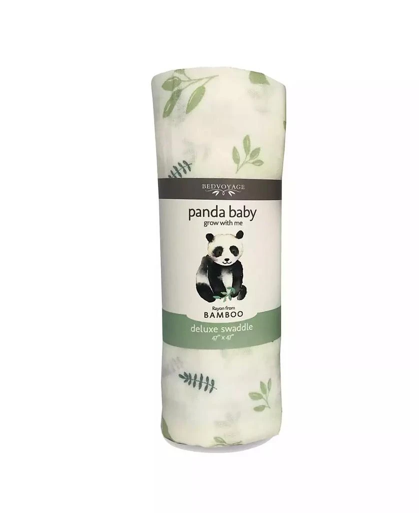 商品BedVoyage|Panda Baby Viscose from Bamboo Muslin Swaddle - Leaf,价格¥188,第2张图片详细描述