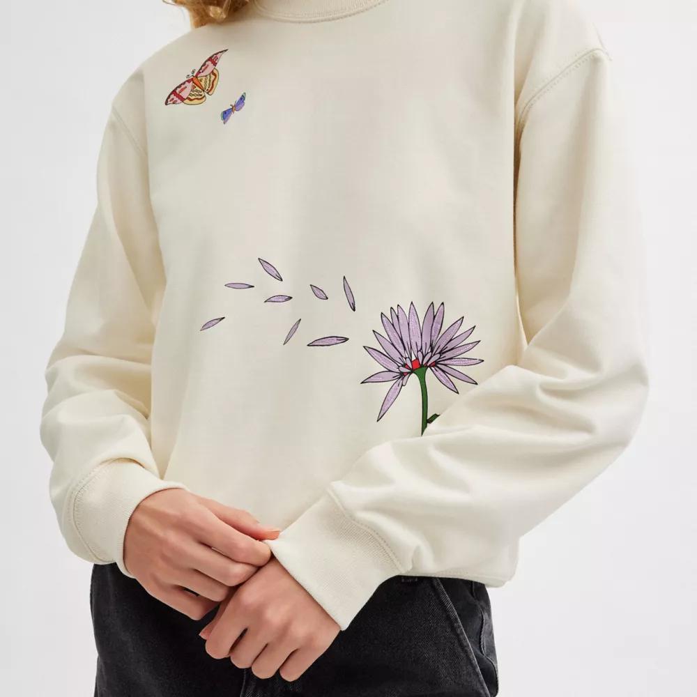 トップス WHIMSY X WASTED YOUTH flower CREWNECK Shop Coach X Observed By Us Windy Flower Crewneck on Sale at