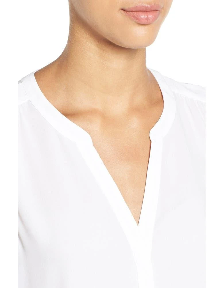 商品NYDJ|Print Pleat Back Sleeveless Split Neck Blouse,价格¥647,第5张图片详细描述