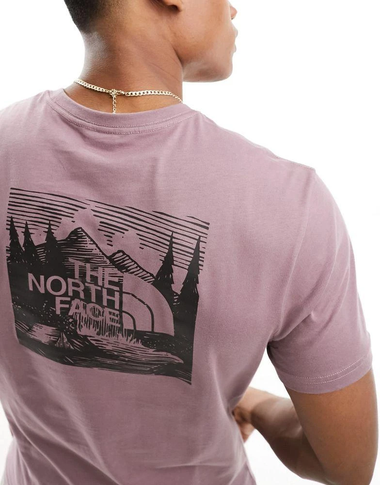 商品The North Face|The North Face Redbox Celebration back print t-shirt in grey,价格¥336,第4张图片详细描述