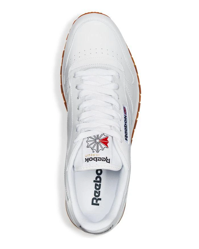 商品Reebok|Men's Classic Leather Lace Up Sneakers,价格¥561,第2张图片详细描述