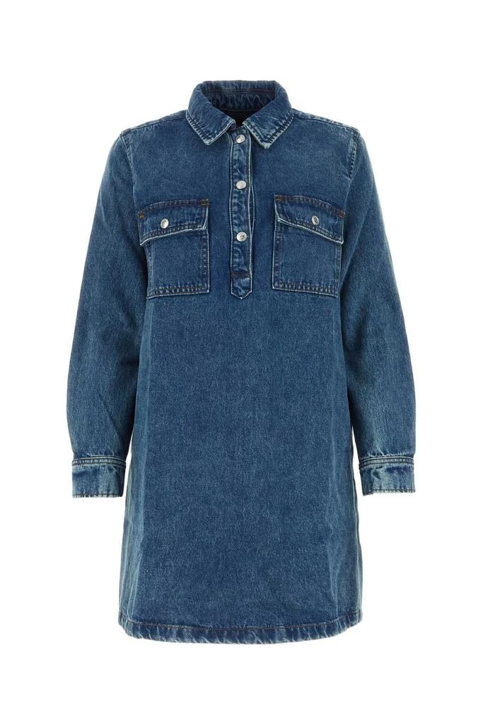 商品A.P.C.|A.P.C. Mia Denim Long-Sleeved Mini Dress,价格¥1546,第1张图片