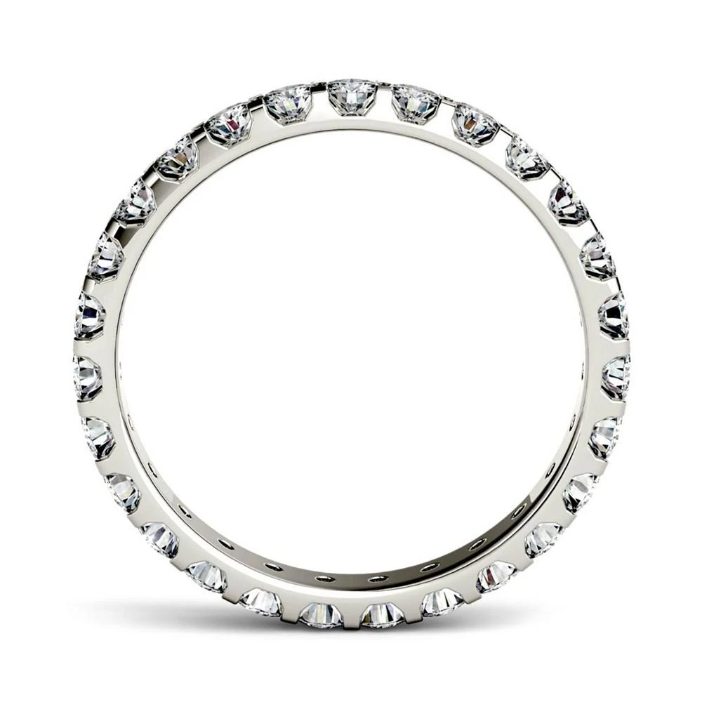 商品Charles & Colvard|Moissanite Eternity Band (1 ct. t.w. DEW) in 14k White Gold or 14k Yellow Gold,价格¥5670,第4张图片详细描述