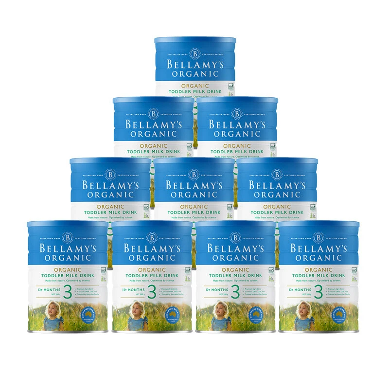Bellamys Organic贝拉米3段（12-36个月）有机婴儿奶粉900g/罐 新旧版本随机发（保税仓发货）（预售3个工作日内发货） 商品