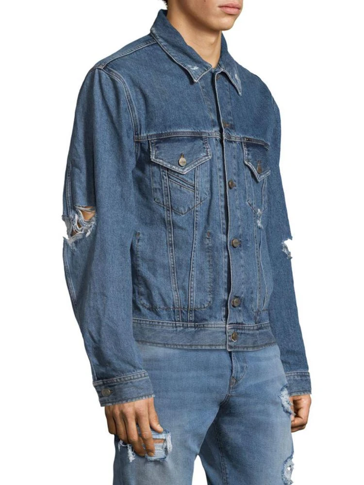 商品Diesel|Robyn Distressed Denim Jacket,价格¥513,第3张图片详细描述