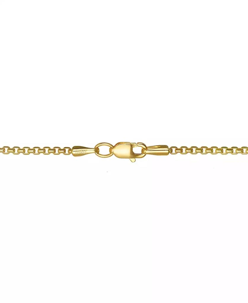 商品Italian Gold|22" Round Box Link Chain Necklace (1-1/2mm) in 14k Gold,价格¥13408,第4张图片详细描述