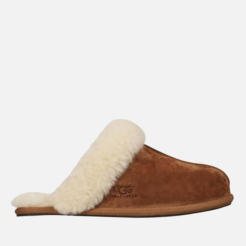 商品UGG|UGG Women's Scuffette II Sheepskin Slippers - Chestnut,价格¥684,第1张图片