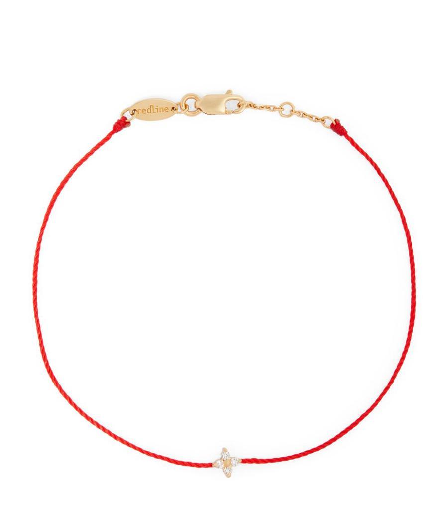 商品Redline|Yellow Gold and Diamond Shiny String Bracelet,价格¥2264,第1张图片