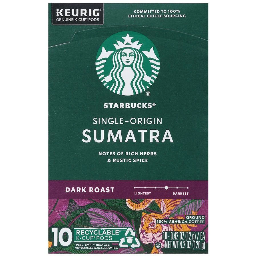 商品Starbucks|星巴克 K-Cups Sumatra Dark,价格¥60,第1张图片