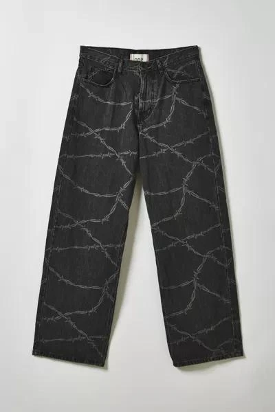 商品BDG|BDG Nitro Barbed Wire Baggy Fit Jean,价格¥666,第2张图片详细描述