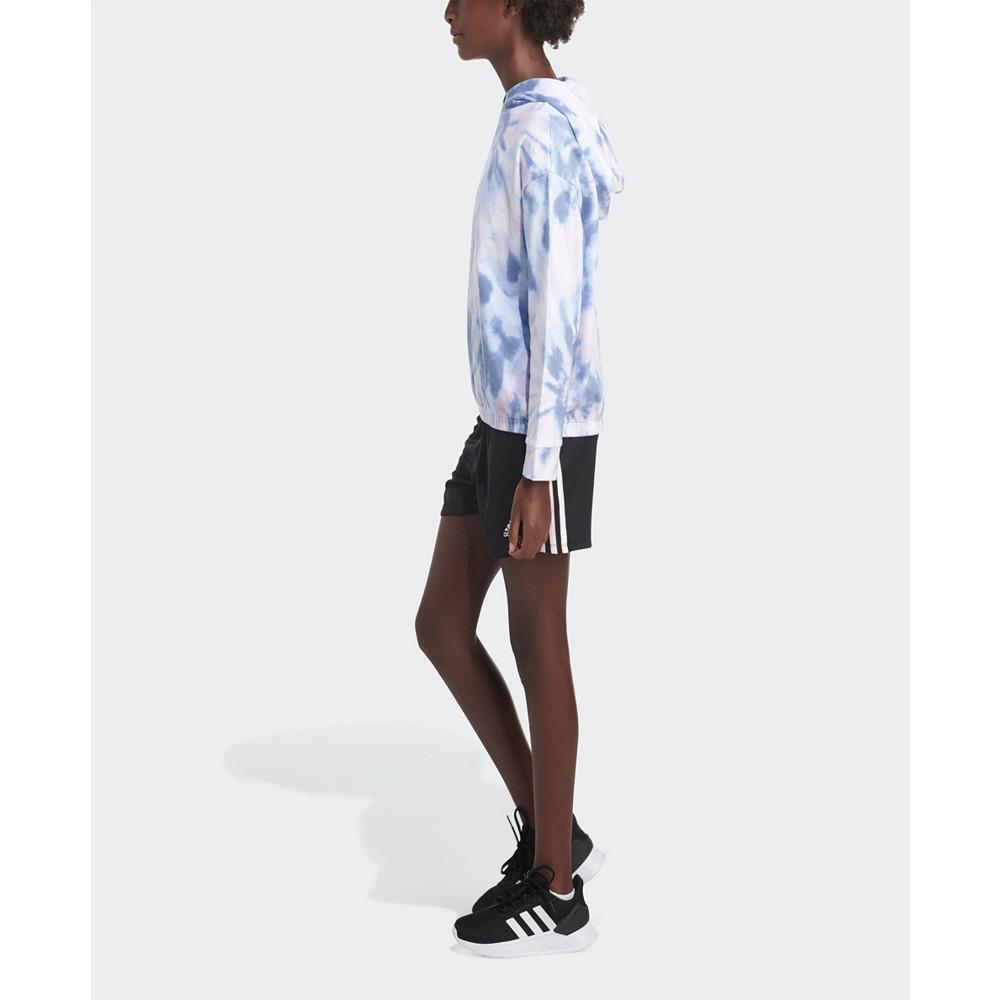 商品Adidas|Big Girls French Terry Hooded All Over Print Hoodie,价格¥167,第5张图片详细描述