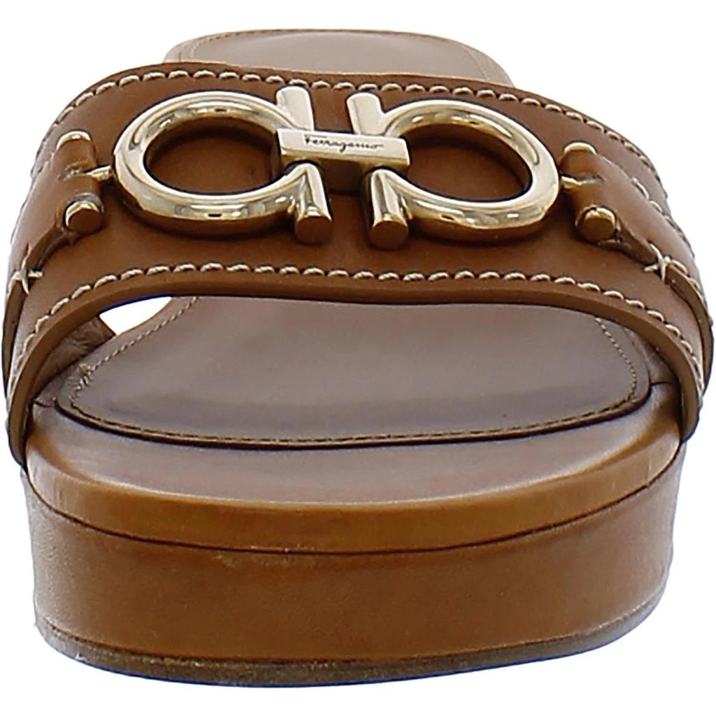 商品Salvatore Ferragamo|PHILEIN Womens Leather Round Toe Sandals,价格¥3487,第2张图片详细描述