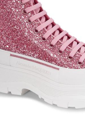 ​Glitter Treadslick High-Top Sneakers商品第6张图片规格展示