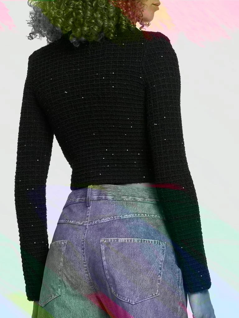 商品Self Portrait|Sequined Textured Knit Jacket,价格¥4391,第2张图��片详细描述