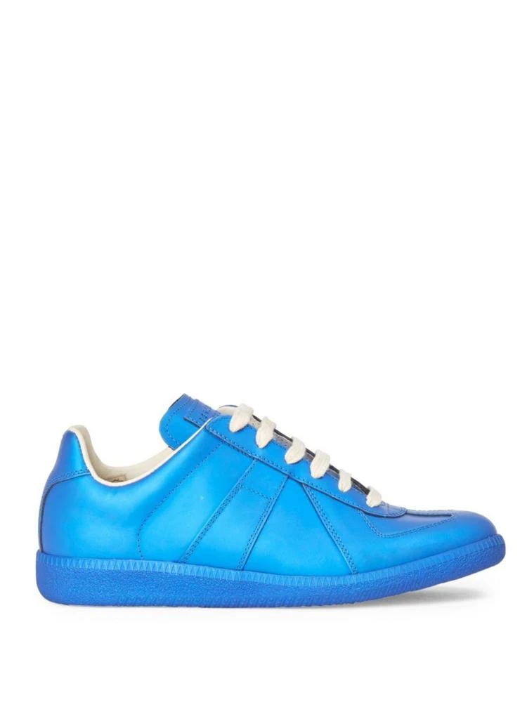 商品MAISON MARGIELA|Leather Metallic Sneakers,价格¥2460,第5张图片详细描述